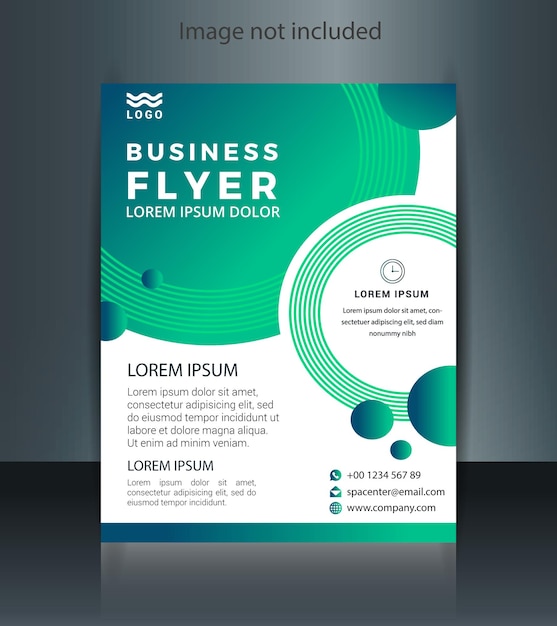 Vector business flyer design new