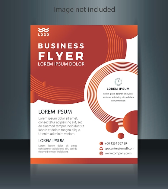 Vector business flyer design new