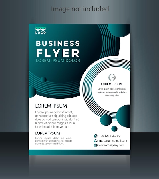 Vector business flyer design new