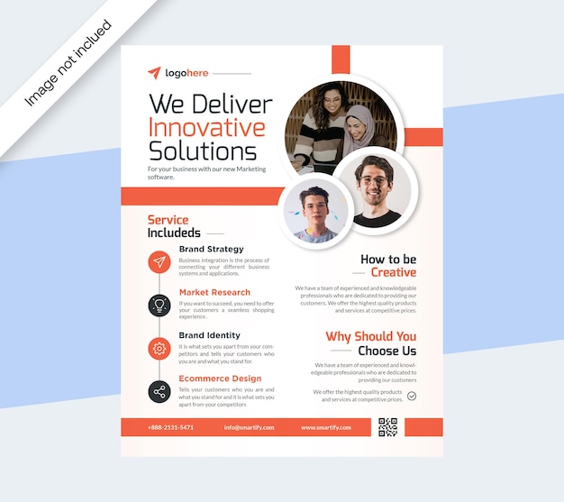 Business flyer design template Corporate flyer design