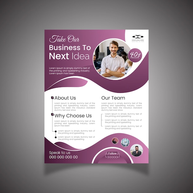 business flyer design