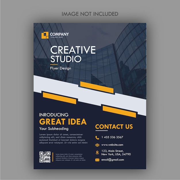 Business Flyer flat design