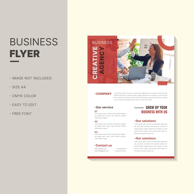 Business flyer template design, corporate flyer, company flyer, flyer design, brochure template