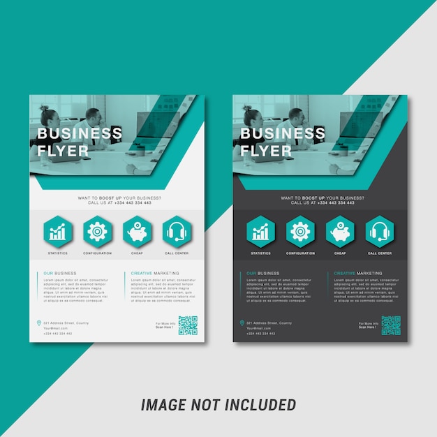 Business flyer template 