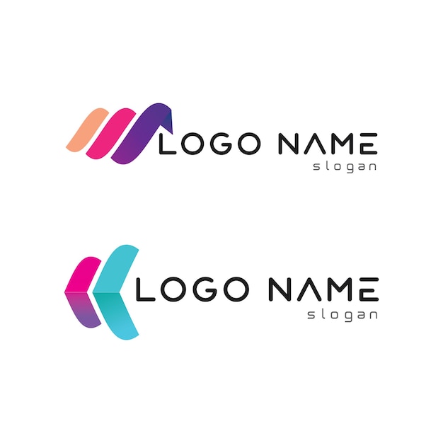 Business icon and logo design vector graphic