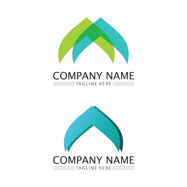 Business icon and logo design vector graphic