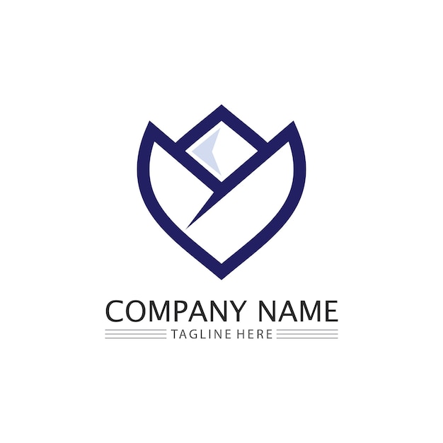 Business icon and logo design vector graphic