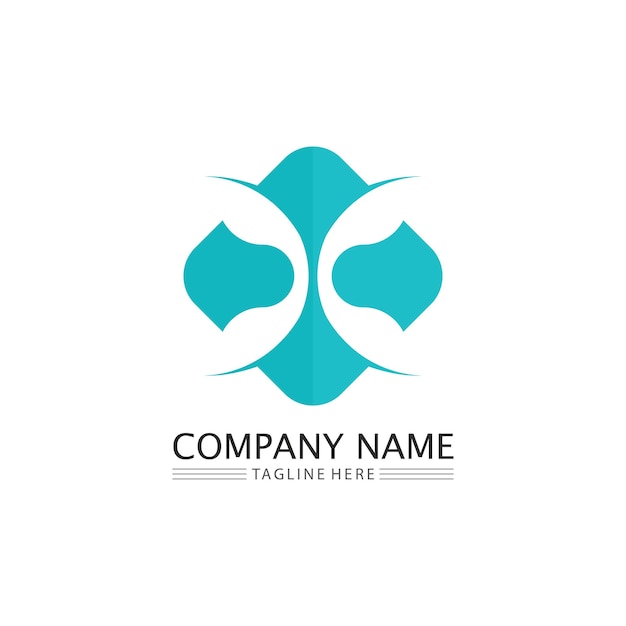 Business icon and logo design vector graphic