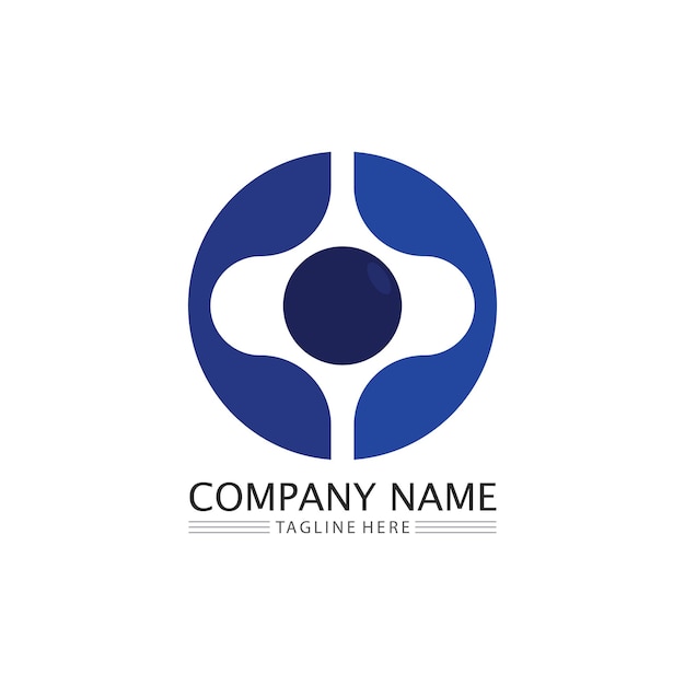 Business icon and logo design vector graphic