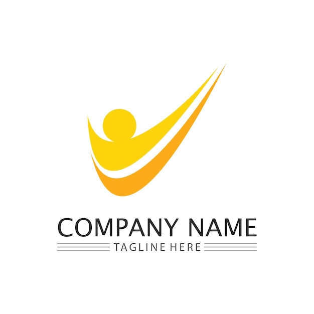 Business icon and logo design vector graphic