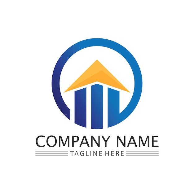 Business icon and logo design vector graphic