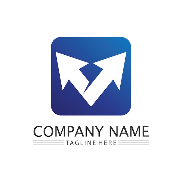 Business icon and logo design vector graphic