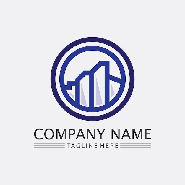 Business icon and logo design vector graphic