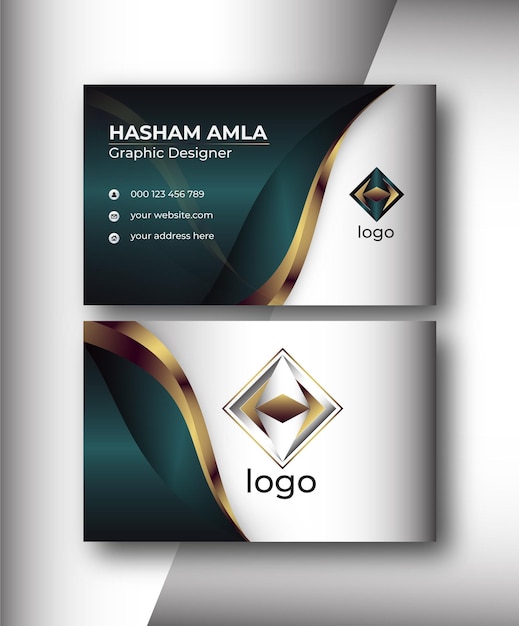 Business Id card design template