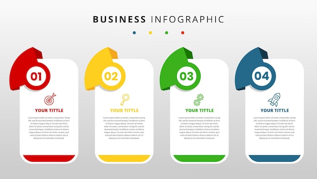 Business infographic element