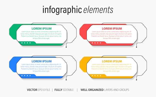 Business infographic element