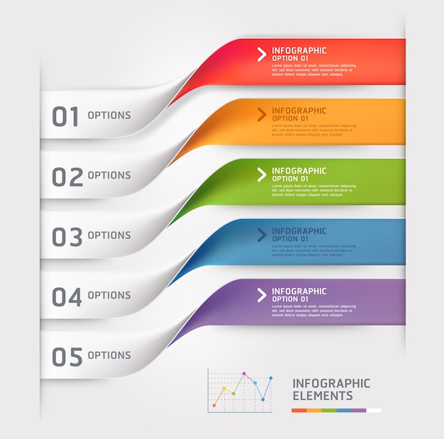 Business infographic elements template