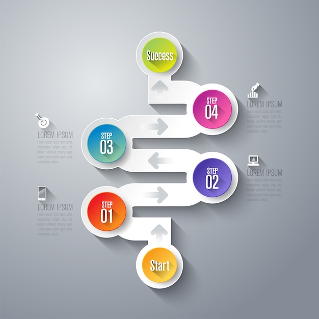 Business infographic elements