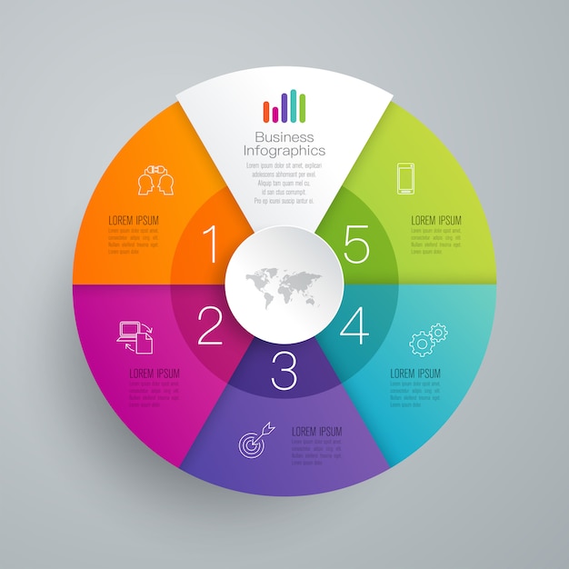 Business infographic elements