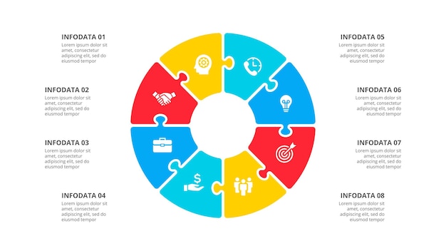 Business infographic template. Thin line diagram with numbers 5 options or steps. Timeline element.