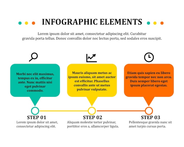 Business infographic template. Vectpr illustration