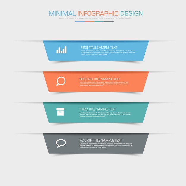 Business infographic template with icon vector design illustration