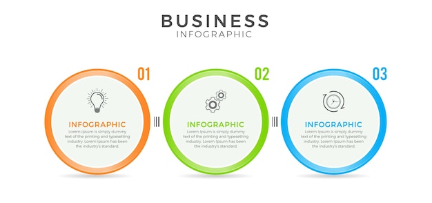 Business infographic template  