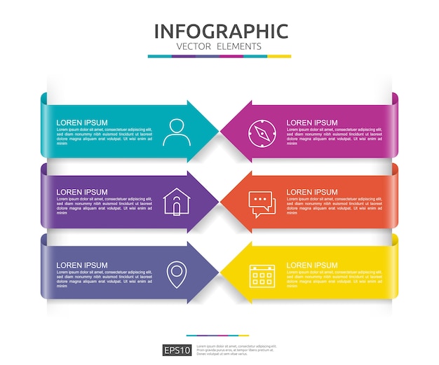 Business infographic template