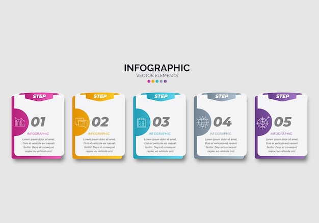 Business infographic template