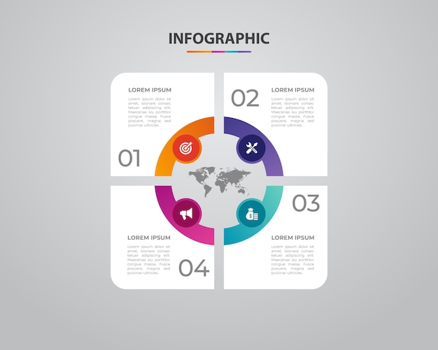 business infographics. design minimalist and flat. business statistics