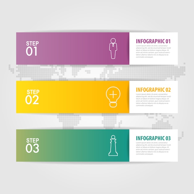 Business Infographics design template illustration. 