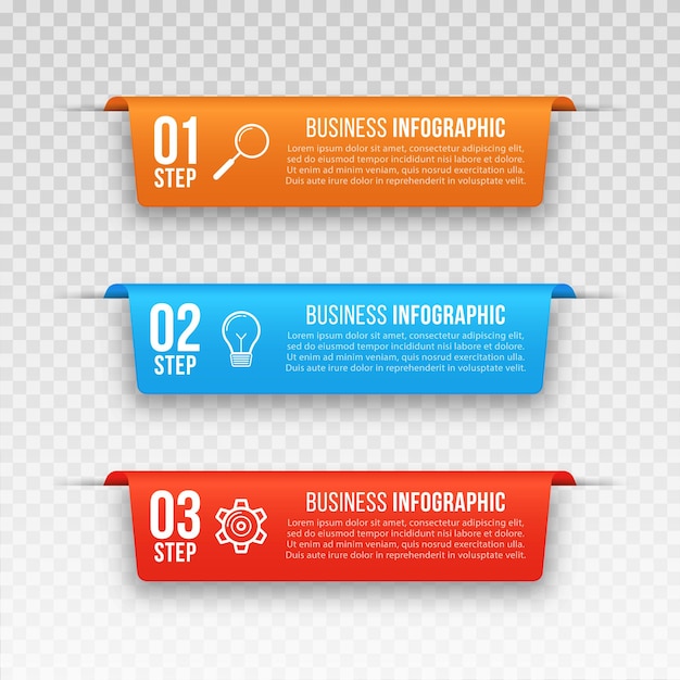 Business infographics template