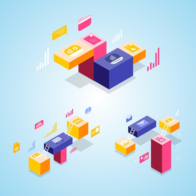 business isometric resources
smartphone isometric for infographic business resources vector design