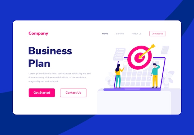 Business Landing Page template