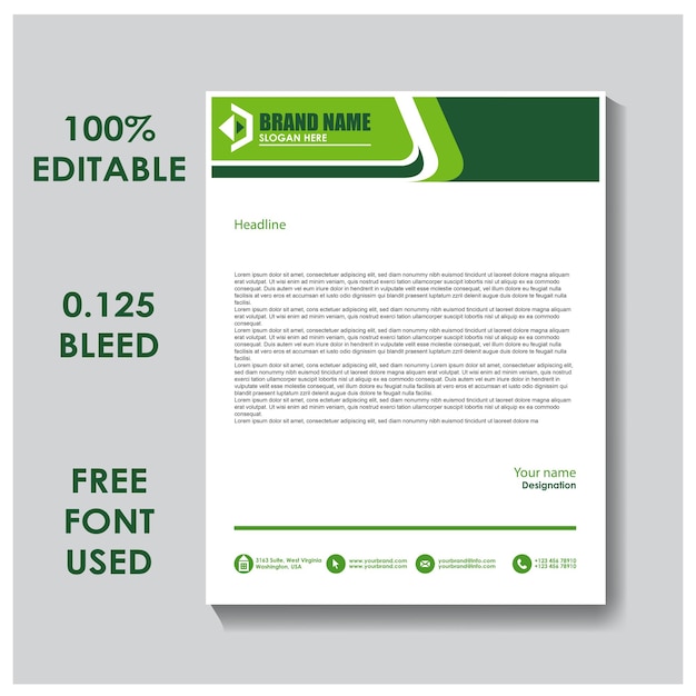 Business Letterhead Design