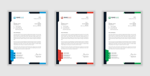 Business Letterhead Pad Design