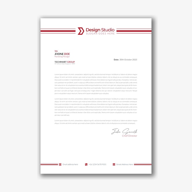 Business Letterhead Template