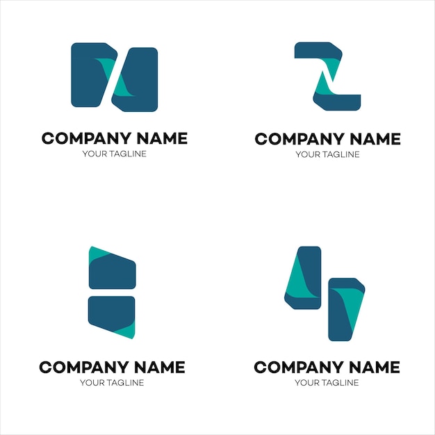 Business Logo Blue and Green Company Finance Corporate