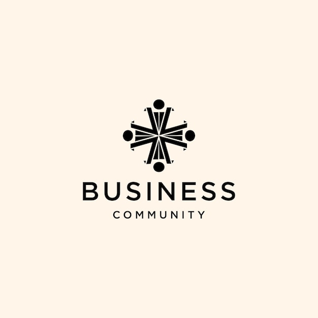 Business logo icon design vector