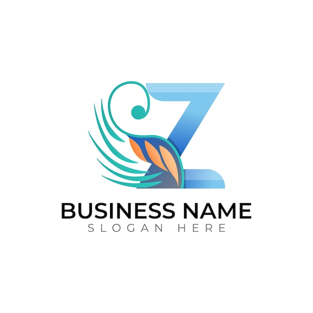 a business logo that says business name on it