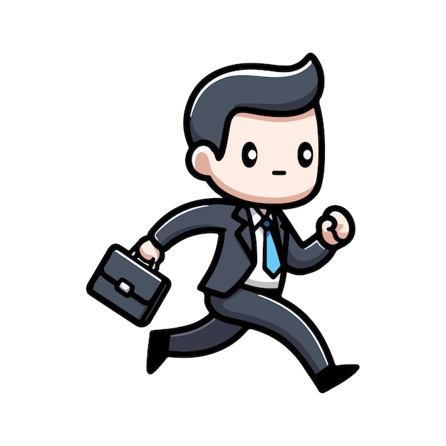 business man goes to work