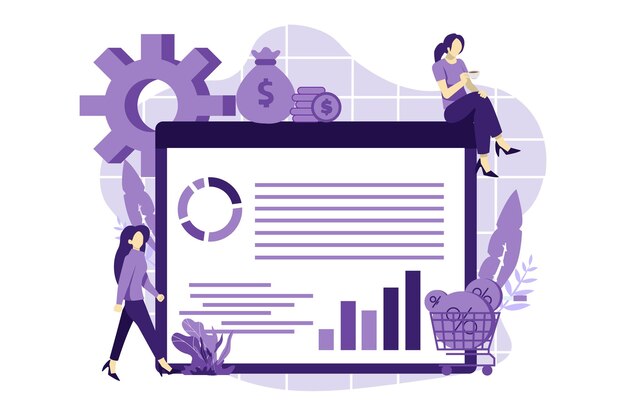 Business Marketing Flat Design Illustration