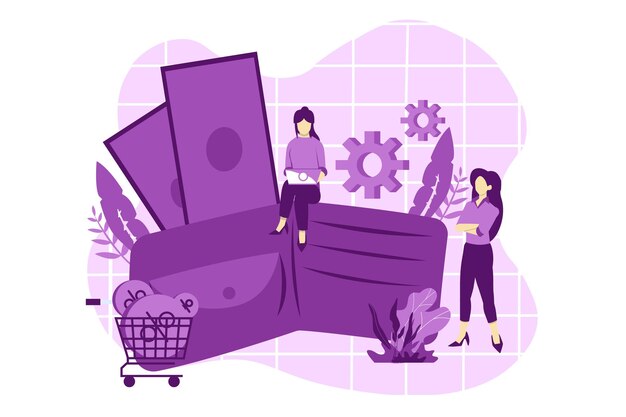 Business Marketing Flat Design Illustration