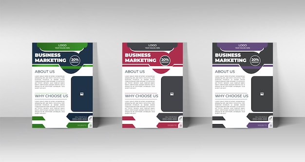 Business Marketing Flyer Design Template.