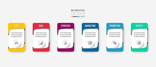 Business or marketing infographic template