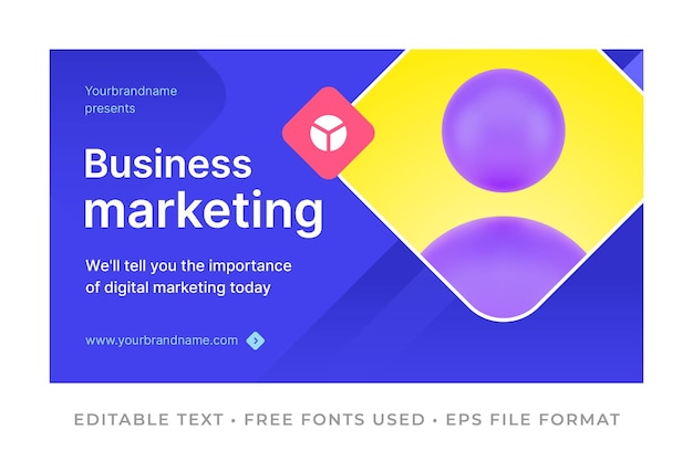 Business marketing modern digital development technology internet advertising landing page vector illustration Public event social community online broadcast information promo banner place for text