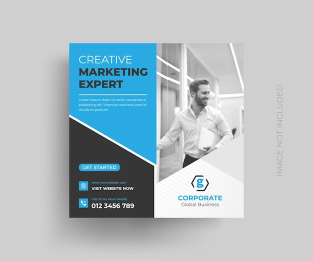 Business marketing social media post instagram poster banner template design