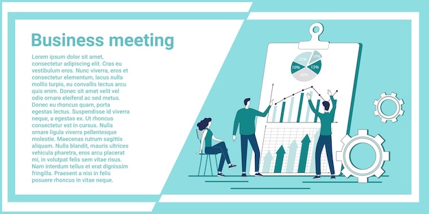 Business meeting People on the background of graphs and diagrams solve business problems