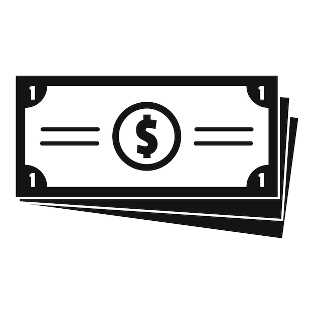 Business money icon Simple illustration of business money vector icon for web