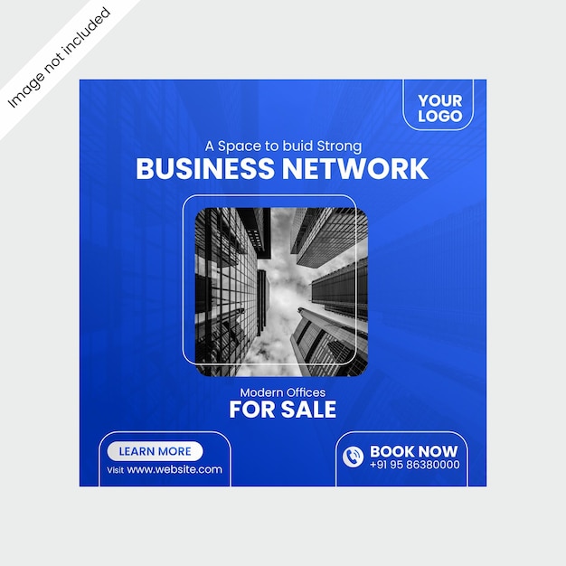 Business network social media post